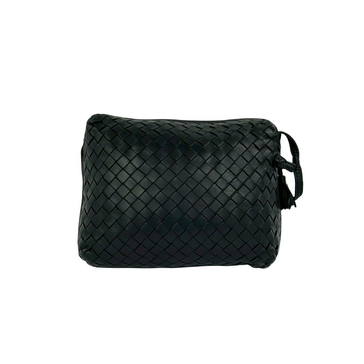 Bottega Veneta Intrecciato Leather Mini Shoulder Bag Pochette Crossbody Black — view 3