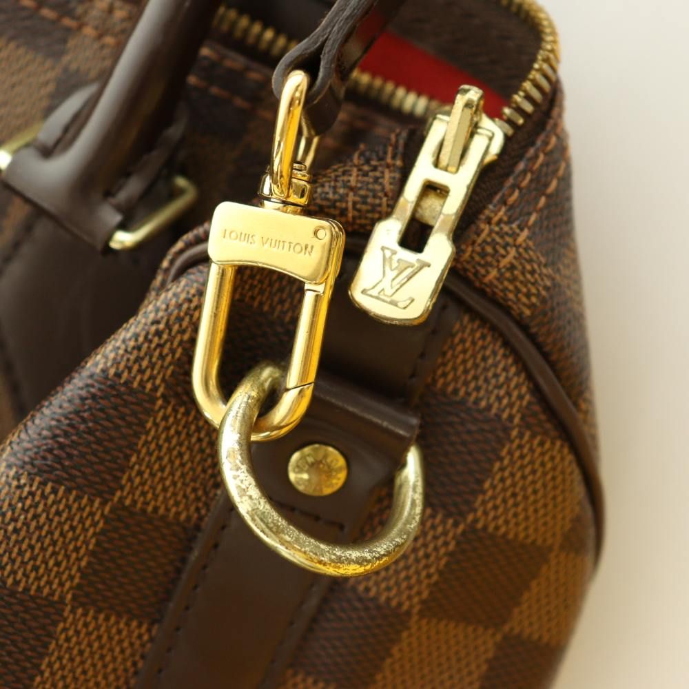 Louis Vuitton Damier Speedy Bandouliere 30 Canvas 2-Way Boston Bag Hand — view 7