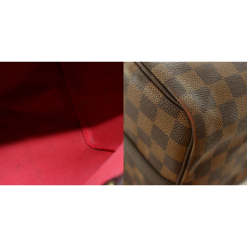 Louis Vuitton Damier Speedy Bandouliere 30 Canvas 2-Way Boston Bag Hand — view 8