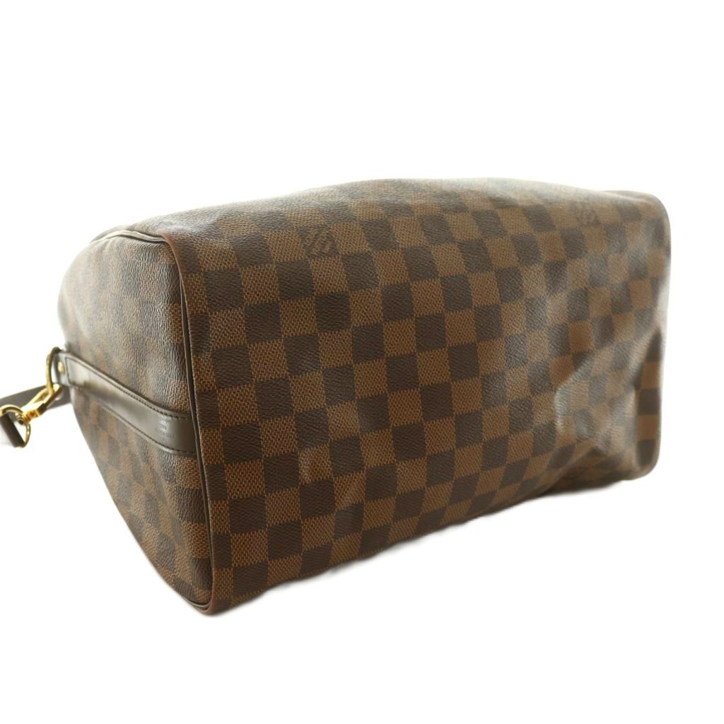 Louis Vuitton Damier Speedy Bandouliere 30 Canvas 2-Way Boston Bag Hand — view 6