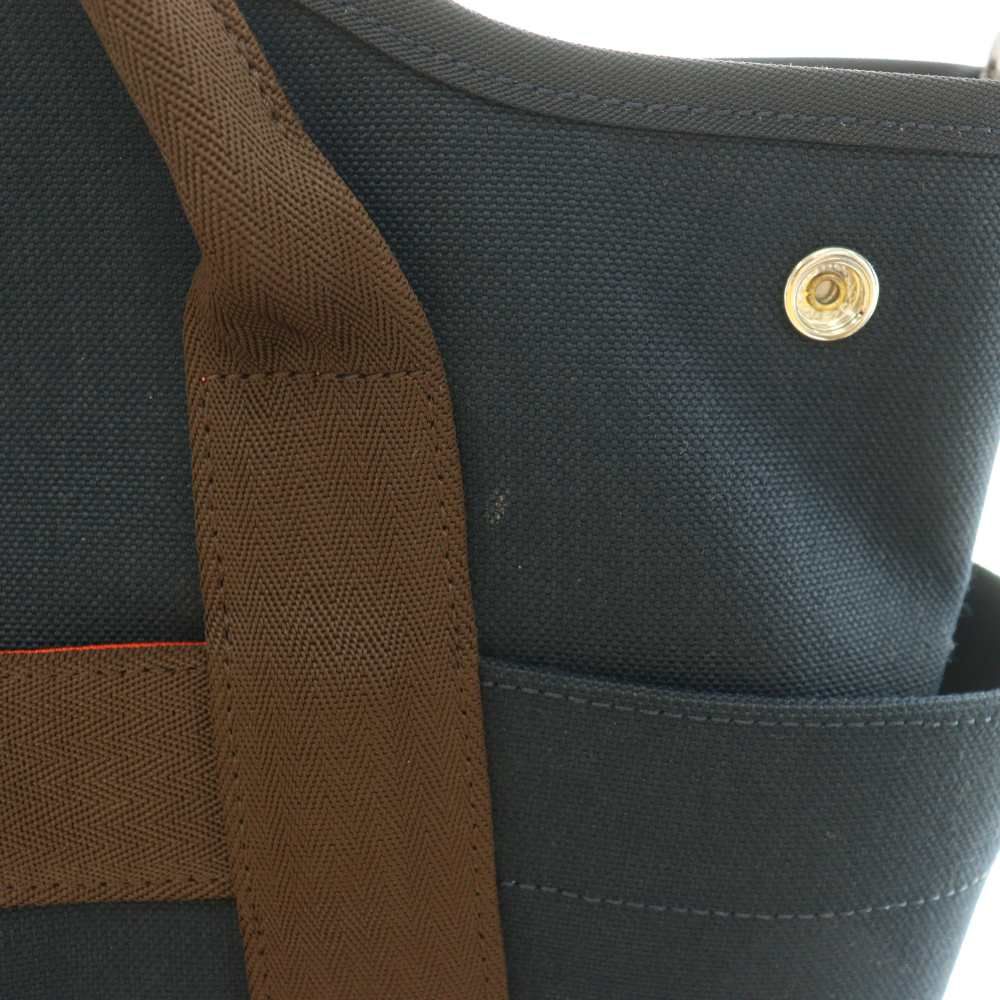 Hermes Sac de Panthere Je Gourme 2-Way Tote Hand Shoulder Canvas Bicolor Logo — view 8