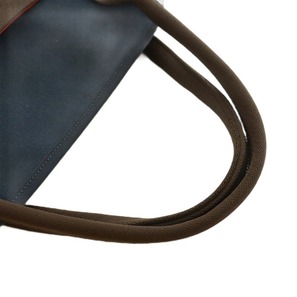 Hermes Sac de Panthere Je Gourme 2-Way Tote Hand Shoulder Canvas Bicolor Logo — view 5