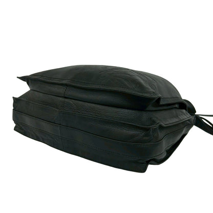 Loewe Vintage Anagram Logo Nappa Leather Drawstring Mini Shoulder Bag Black — view 8