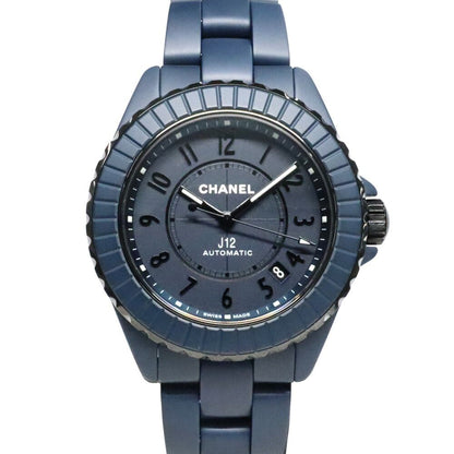 Chanel Bleu 38 mm Matte Blue Ceramic Automatic Winding Watch and Same