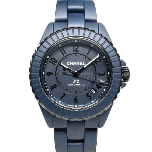 Chanel Bleu 38 mm Matte Blue Ceramic Automatic Winding Watch and Same
