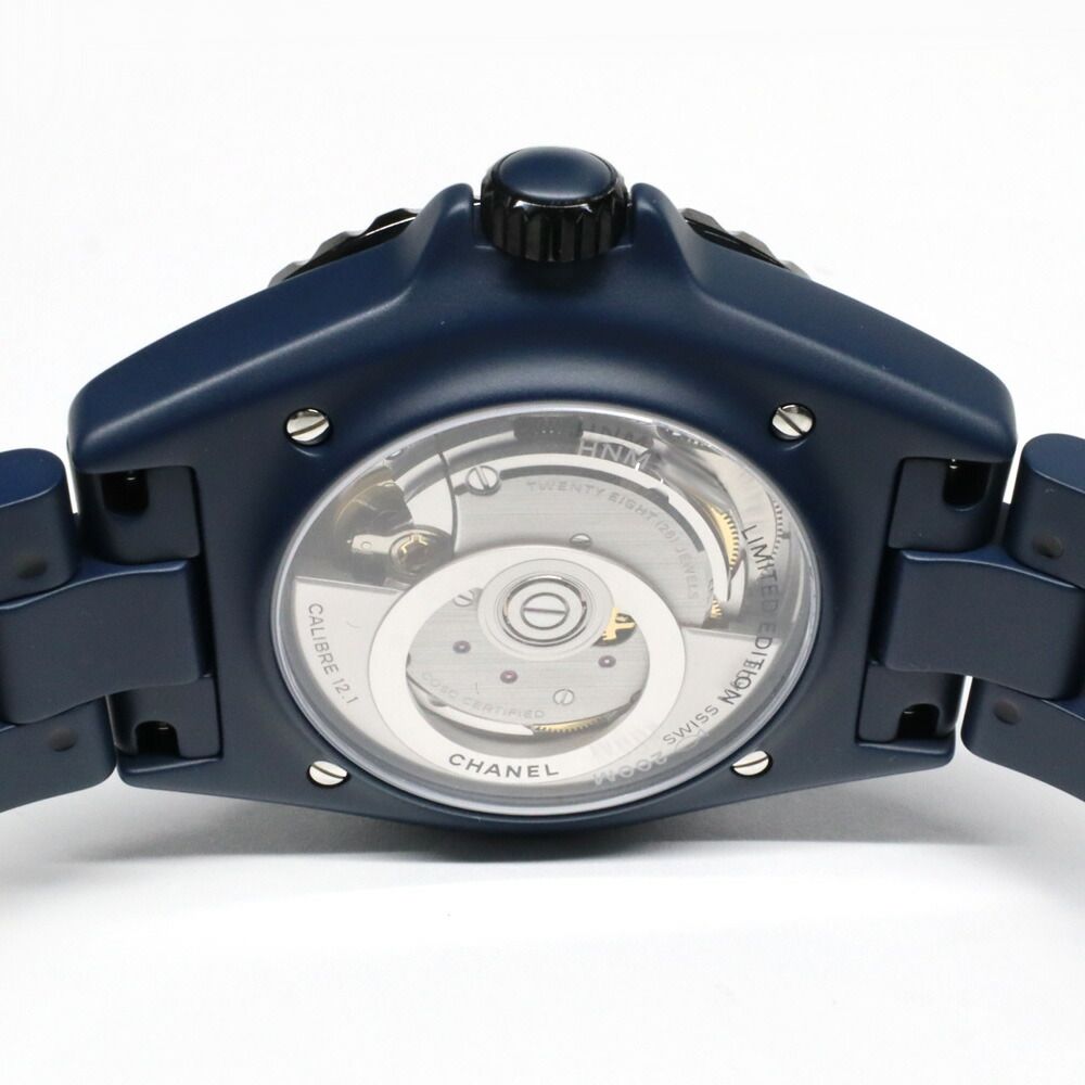 Chanel Bleu 38 mm Matte Blue Ceramic Automatic Winding Watch and Same — view 8
