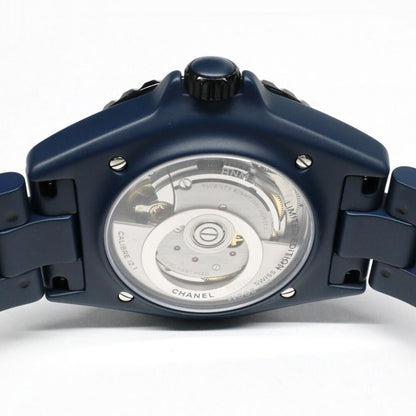 Chanel Bleu 38 mm Matte Blue Ceramic Automatic Winding Watch and Same — view 8