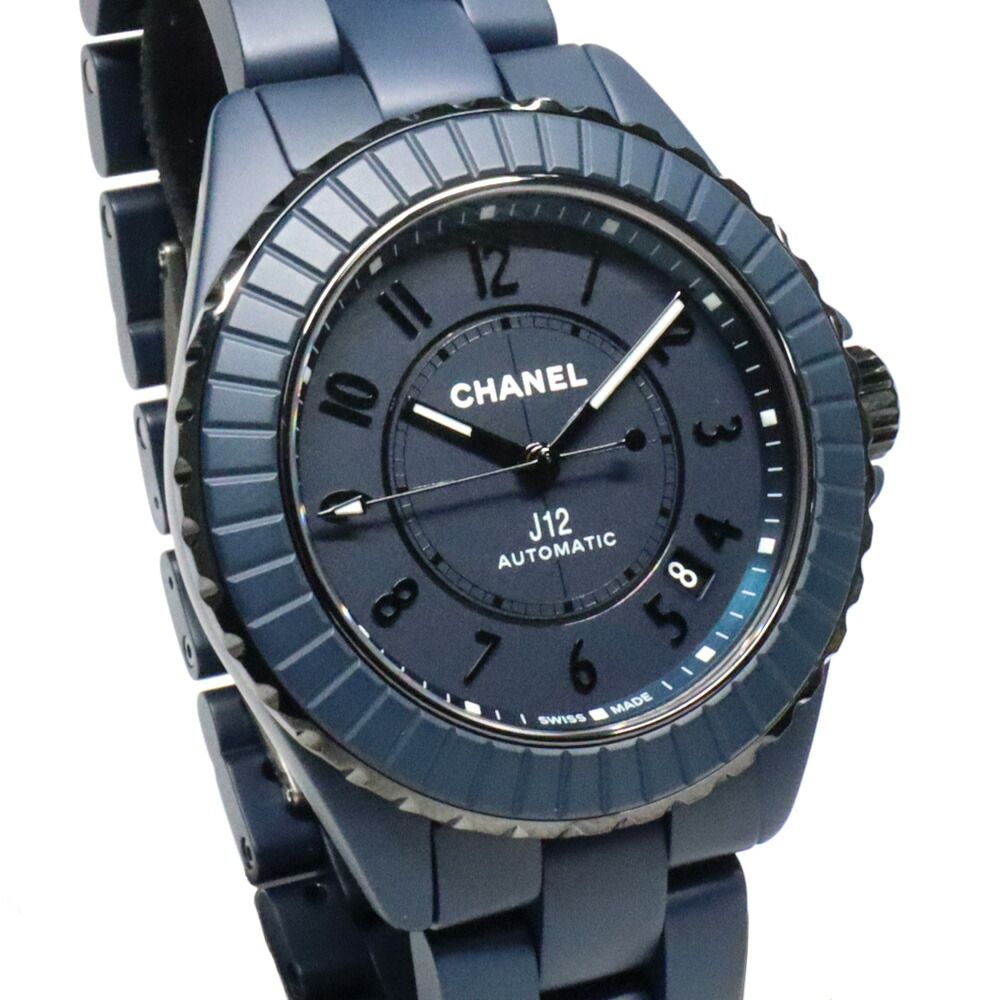 Chanel Bleu 38 mm Matte Blue Ceramic Automatic Winding Watch and Same — view 3
