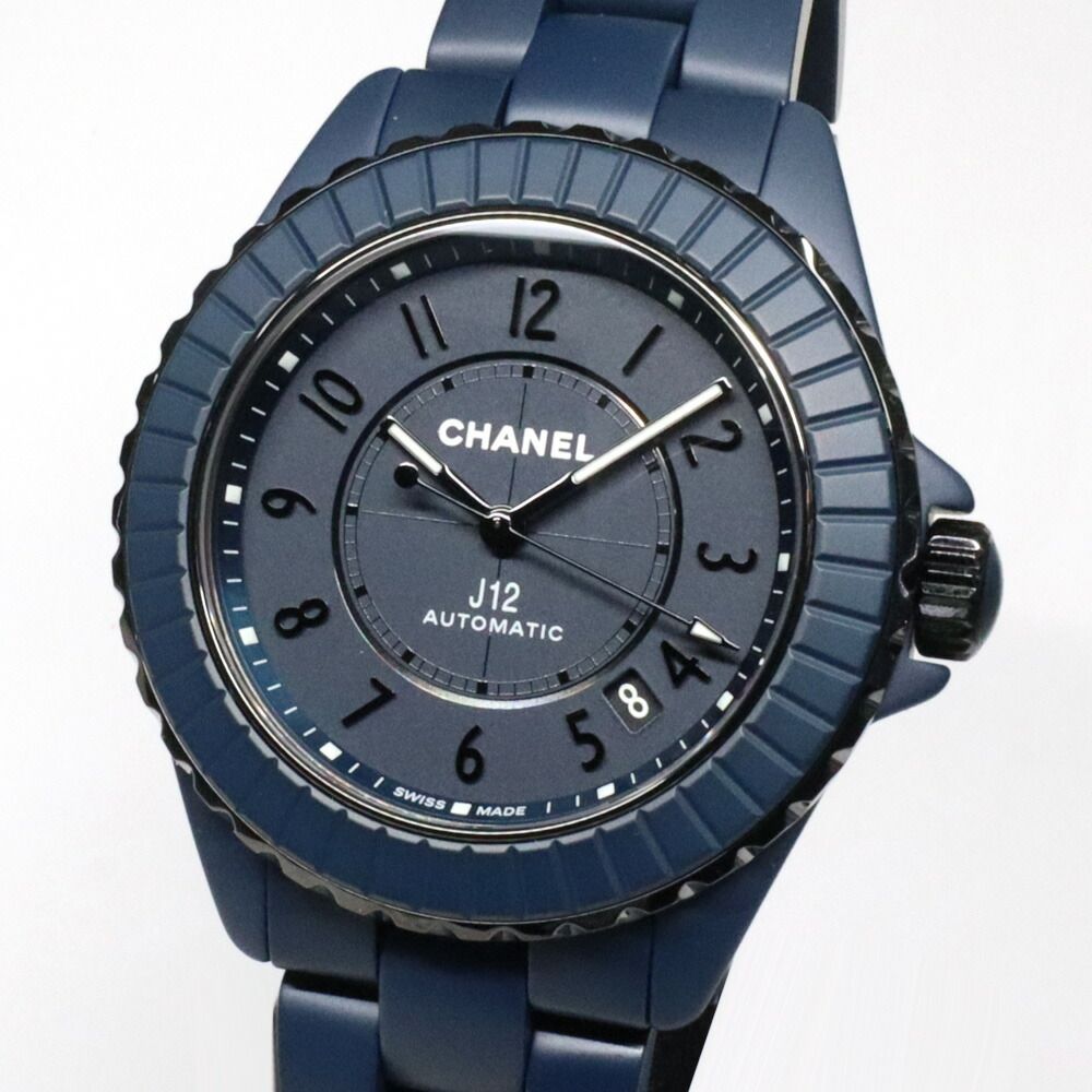 Chanel Bleu 38 mm Matte Blue Ceramic Automatic Winding Watch and Same — view 2