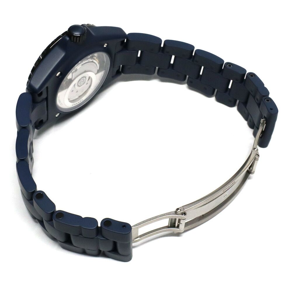 Chanel Bleu 38 mm Matte Blue Ceramic Automatic Winding Watch and Same — view 7