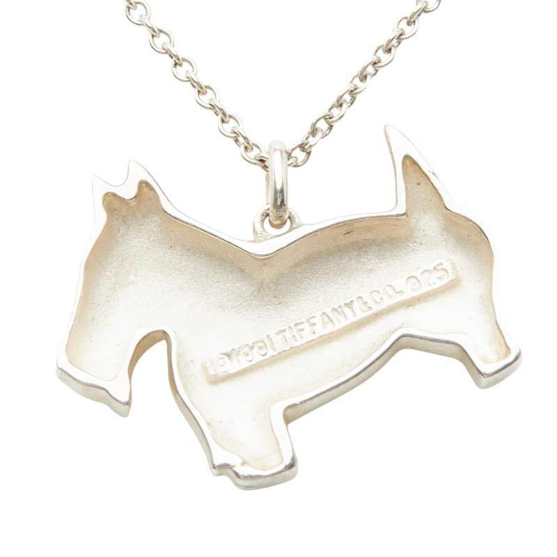 Tiffany & Co Terrier Dog Necklace Silver — view 3