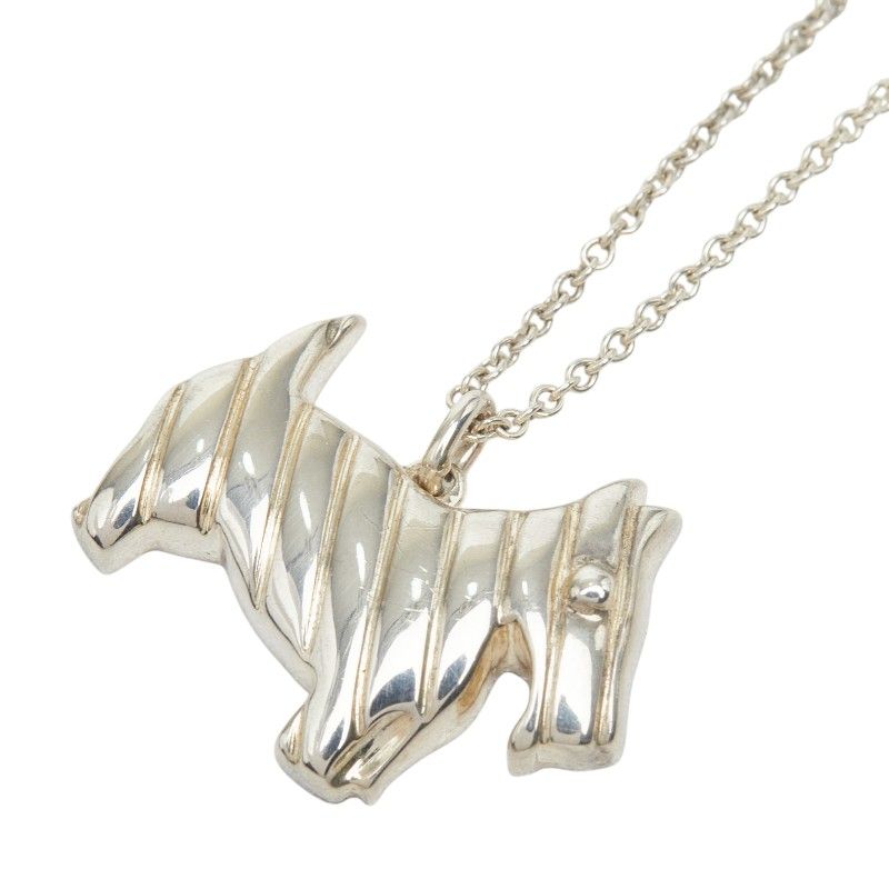 Tiffany & Co Terrier Dog Necklace Silver