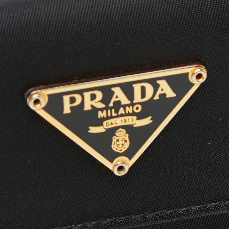 Prada Bifold Wallet Black Nylon — view 6