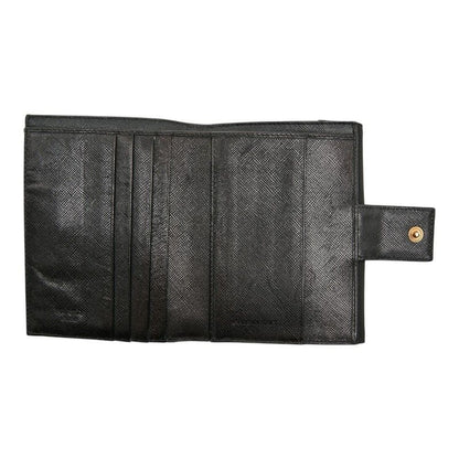 Prada Bifold Wallet Black Nylon — view 9