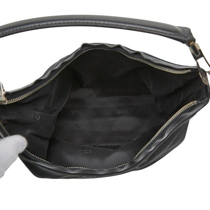 Gucci Shoulder Bag 000 Black Nylon Leather — view 8
