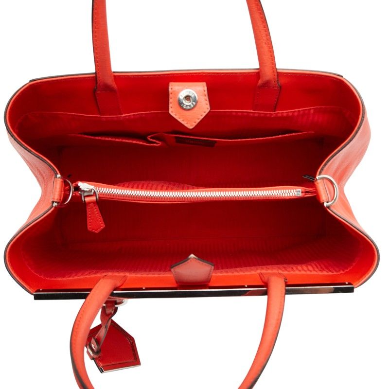 Fendi Toujour 2-Way Shoulder Bag Red Leather — view 9