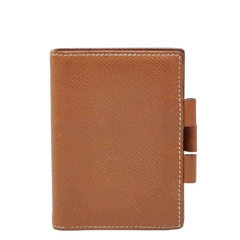 Hermes Agenda Mini Notebook Cover Brown Courchevel