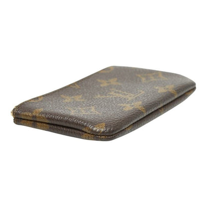 Louis Vuitton Monogram Pochette Cles Coin Case Key Purse Brown Leather 1 — view 5