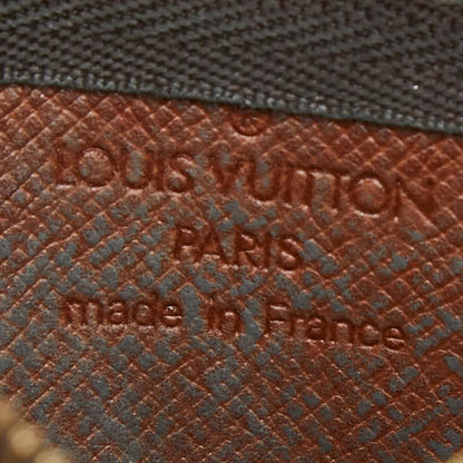 Louis Vuitton Monogram Pochette Cles Coin Case Key Purse Brown Leather 1 — view 8