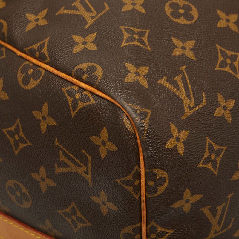 Louis Vuitton Monogram Keepall Bandouliere 55 Boston Bag 2-Way Brown Leather — view 4