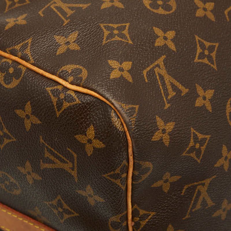 Louis Vuitton Monogram Keepall Bandouliere 55 Boston Bag 2-Way Brown Leather — view 6