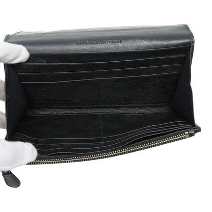 Balenciaga Classic Continental Bifold Wallet Black Leather — view 6