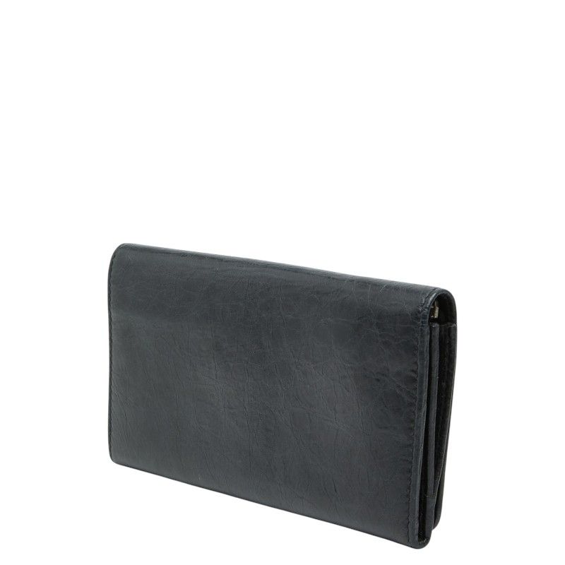 Balenciaga Classic Continental Bifold Wallet Black Leather — view 2