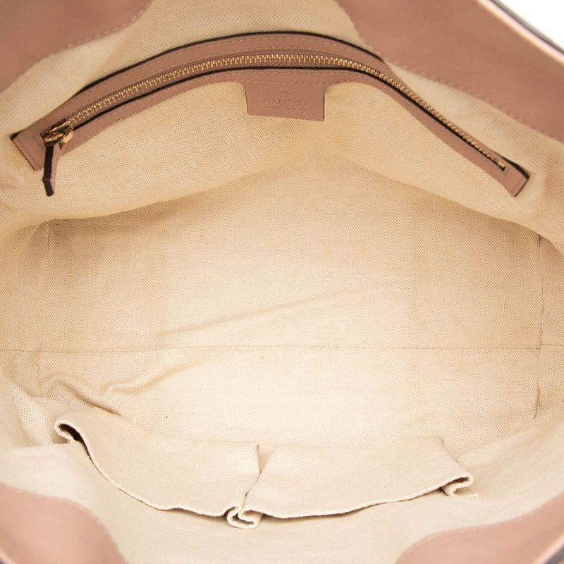 Gucci Guccissima 2-Way Shoulder Bag Pink Leather — view 4