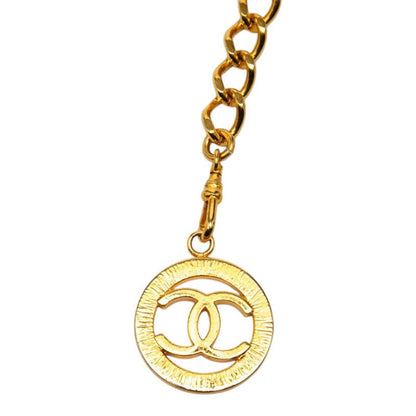 Chanel CC Logo Vintage Chain Belt Triple Strand Gold Plated — view 2