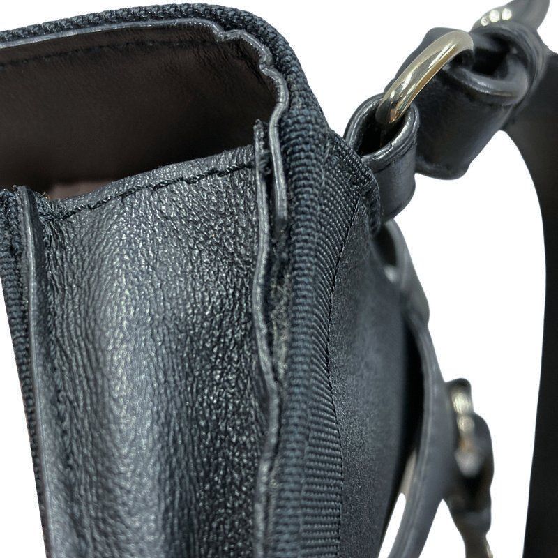 Fendi Pecan Baguette Slim Clutch Shoulder Bag 3way Black Canvas Leather — view 4