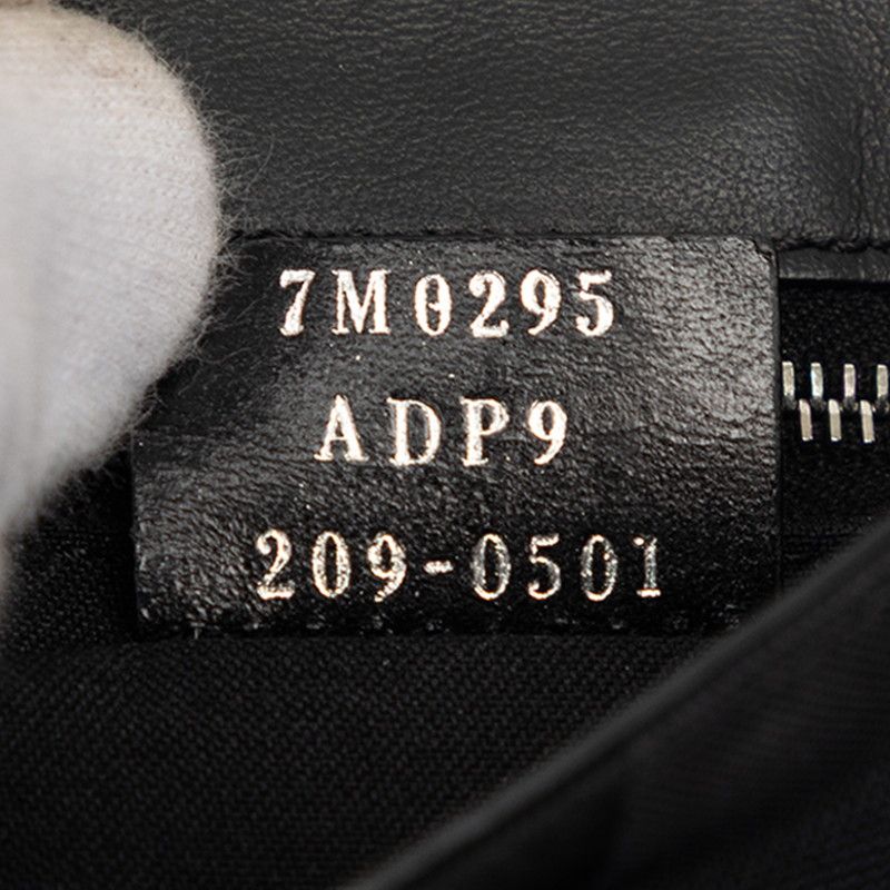 Fendi Pecan Baguette Slim Clutch Shoulder Bag 3way Black Canvas Leather — view 7