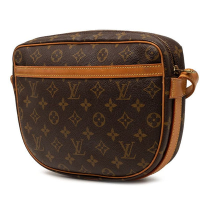 Louis Vuitton Monogram Jeune Fille GM Crossbody Shoulder Bag Brown Leather — view 2