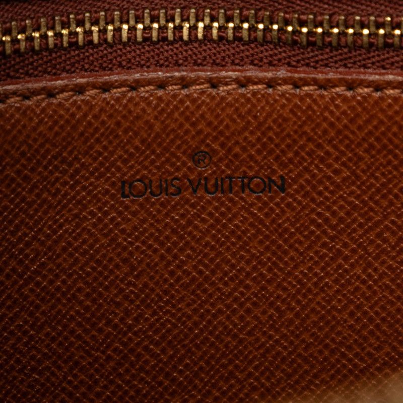 Louis Vuitton Monogram Jeune Fille GM Crossbody Shoulder Bag Brown Leather — view 5