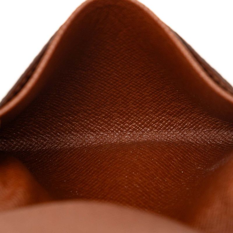 Louis Vuitton Monogram Envelope Carte de Visite Card Case Brown Leather — view 5