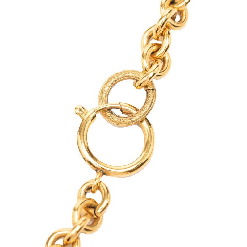 Chanel CC Logo Vintage Chain Pendant 94 Gold Plated — view 5