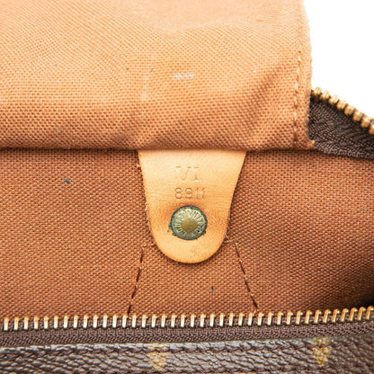 Louis Vuitton Monogram Speedy 30 Mini Boston Bag Brown Leather — view 7