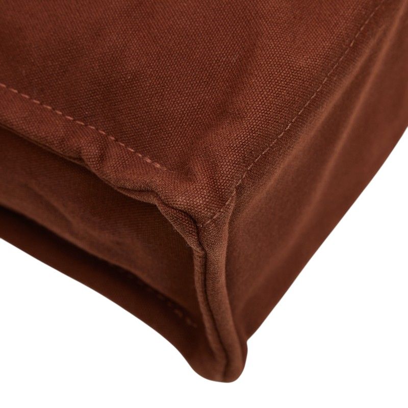 Hermes Fourre Tout MM Tote Brown Navy Canvas — view 5