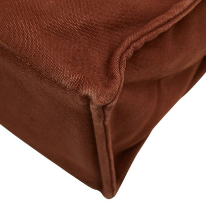 Hermes Fourre Tout GM Tote Brown Navy Canvas — view 6