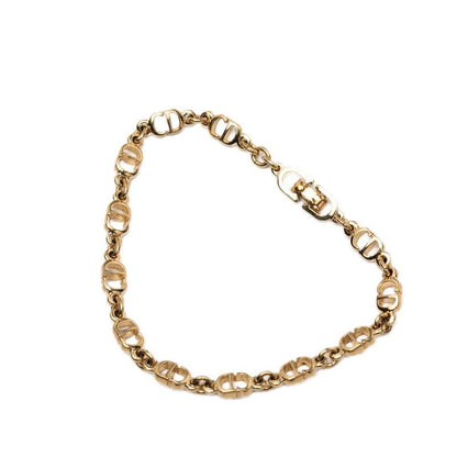 Dior CD Logo Bracelet Gold Plated