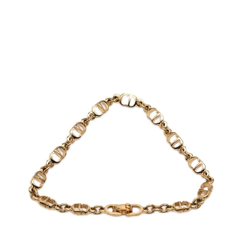 Dior CD Logo Bracelet Gold Plated — view 3