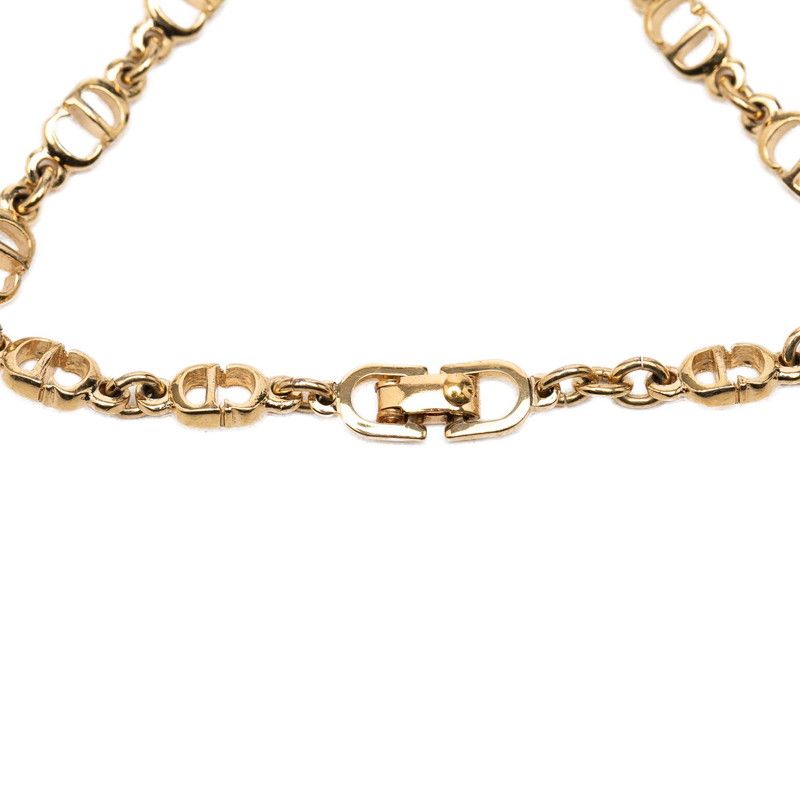 Dior CD Logo Bracelet Gold Plated — view 4