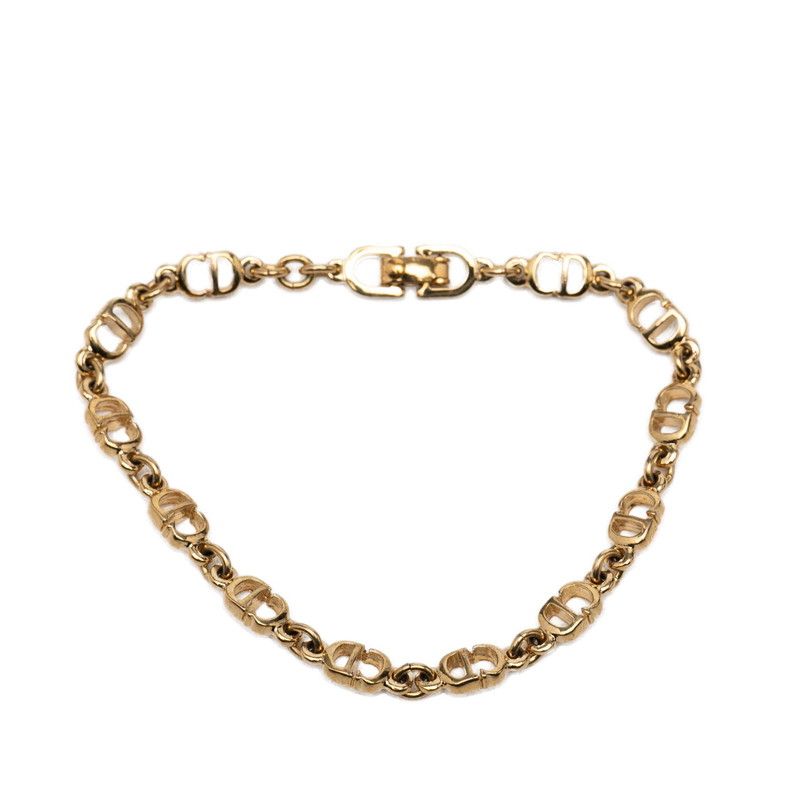 Dior CD Logo Bracelet Gold Plated — view 2