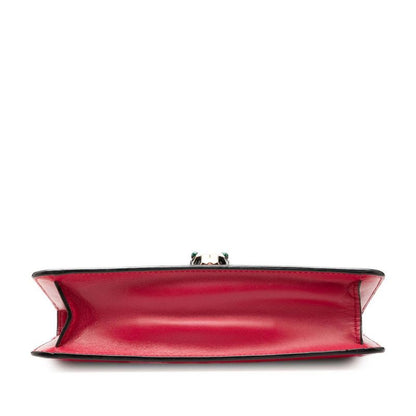 Bvlgari Serpenti Forever Chain Shoulder Bag Red Leather — view 3