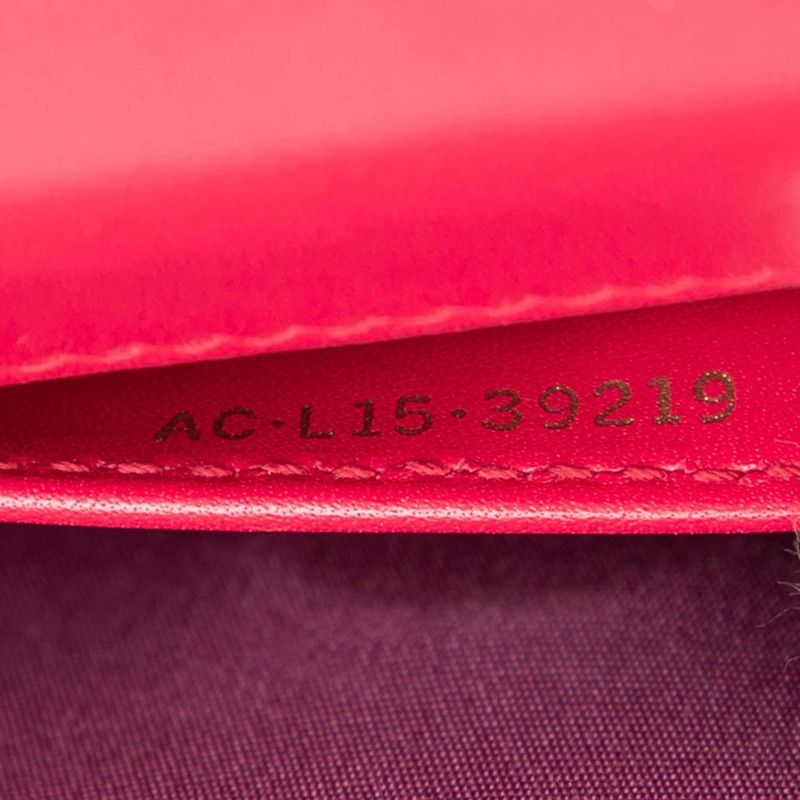 Bvlgari Serpenti Forever Chain Shoulder Bag Red Leather — view 6
