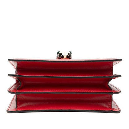 Bvlgari Serpenti Forever Chain Shoulder Bag 2-Way Red Leather — view 3