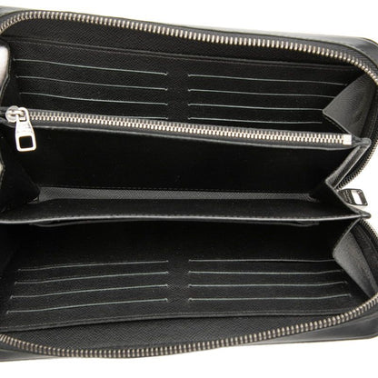 Louis Vuitton Monogram Eclipse Zippy XL Zip Around Wallet Black Leather — view 4