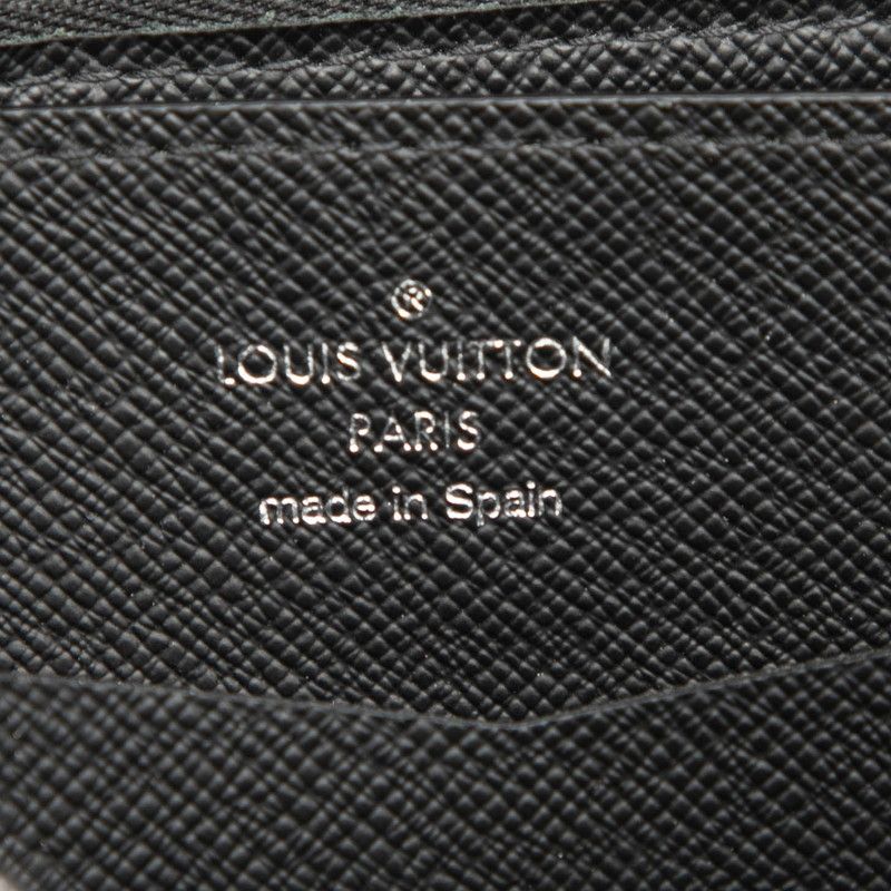 Louis Vuitton Monogram Eclipse Zippy XL Zip Around Wallet Black Leather — view 5