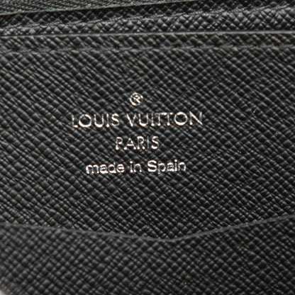 Louis Vuitton Monogram Eclipse Zippy XL Zip Around Wallet Black Leather — view 5