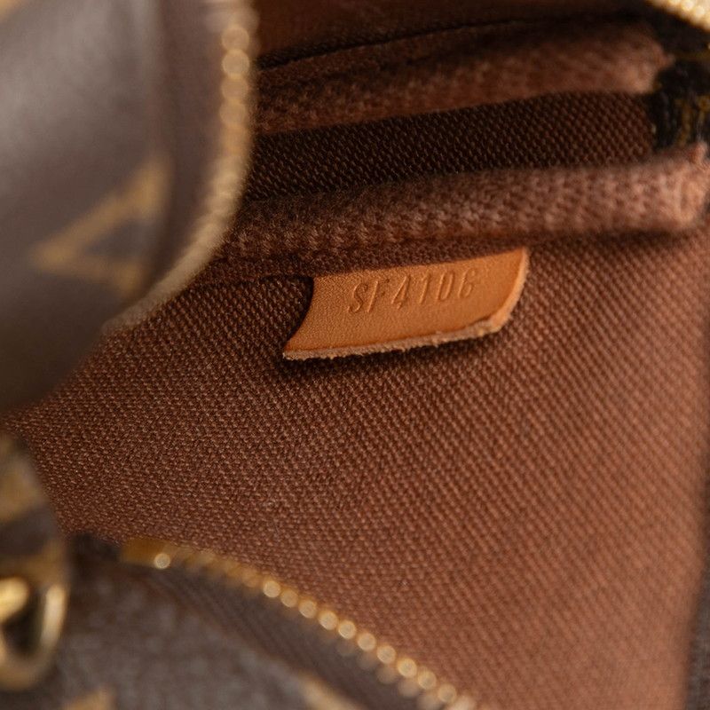 Louis Vuitton Monogram Mini Pochette Cruise Collection Pouch Case Brown Multi — view 6