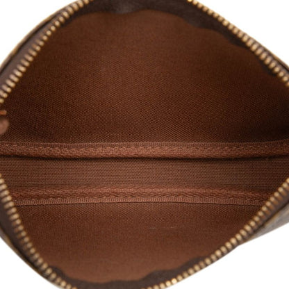 Louis Vuitton Monogram Mini Pochette Cruise Collection Pouch Case Brown Multi — view 4
